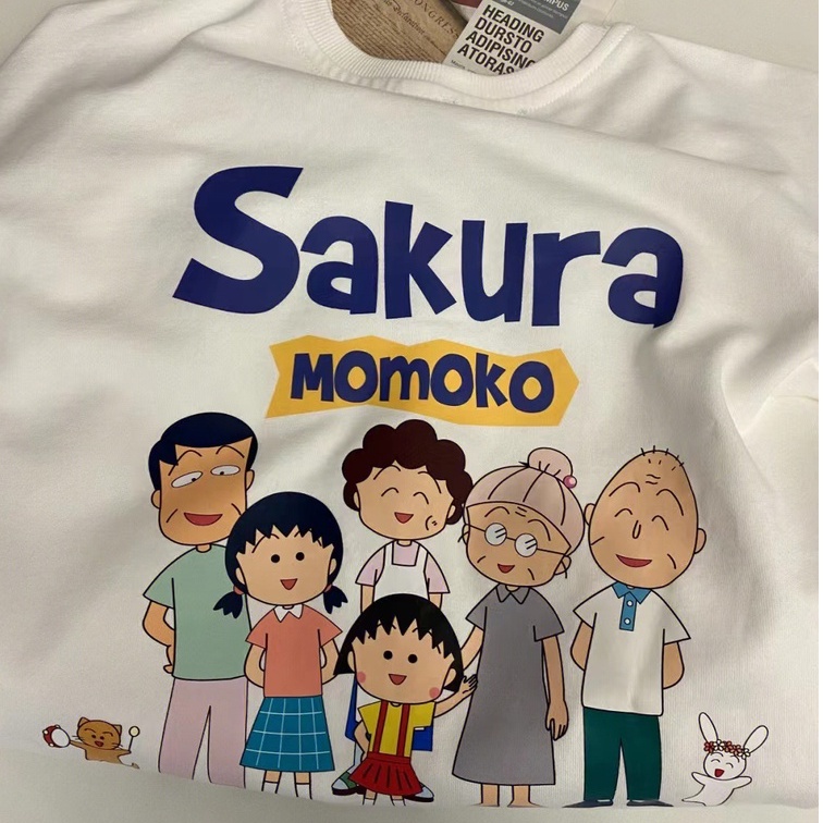 Áo Sweater Cổ Tròn Dáng Rộng In Họa Tiết Hoạt Hình Phong Cách Cổ Điển Thời Trang Cho Nữ