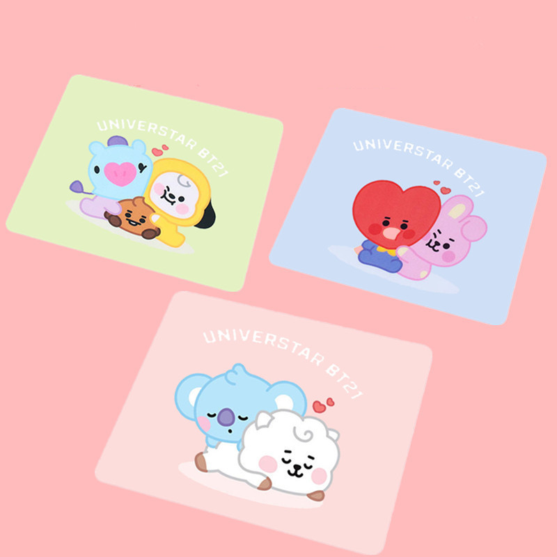 Tấm Lót Chuột Và Bàn Phím Máy Tính Bằng Cao Su In Hình Bt21