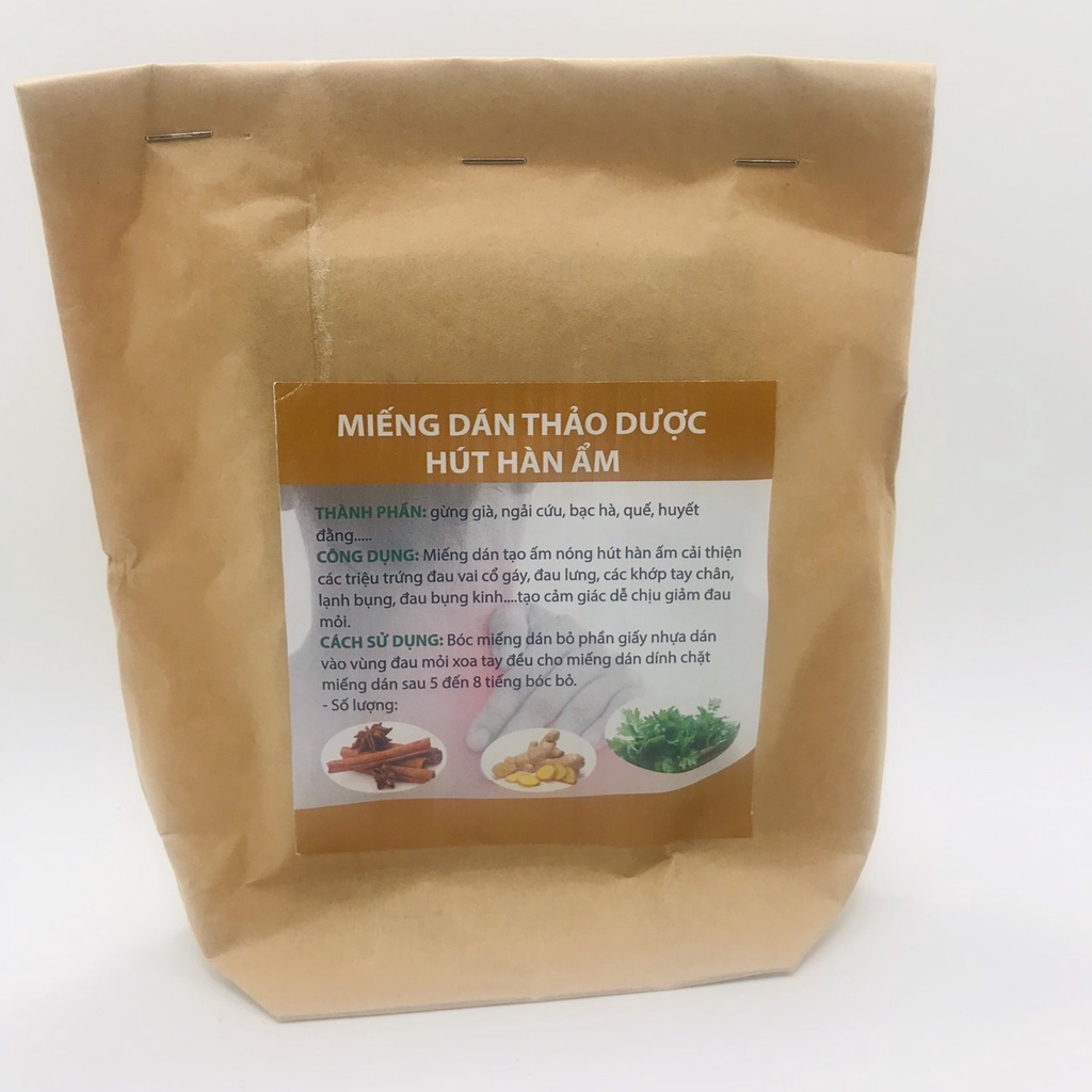 20 miếng dán thảo dược dưỡng sinh chăm sóc vai cổ gáy, lưng, giảm tê bì lưu thông khí huyết
