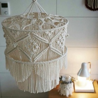Đèn trang trí macrame