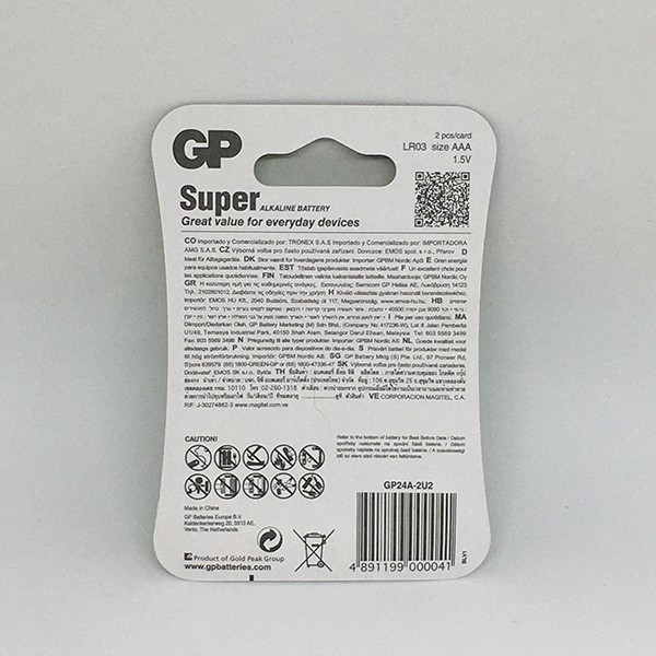 Pin AAA GP đũa super alkaline dung lượng cao