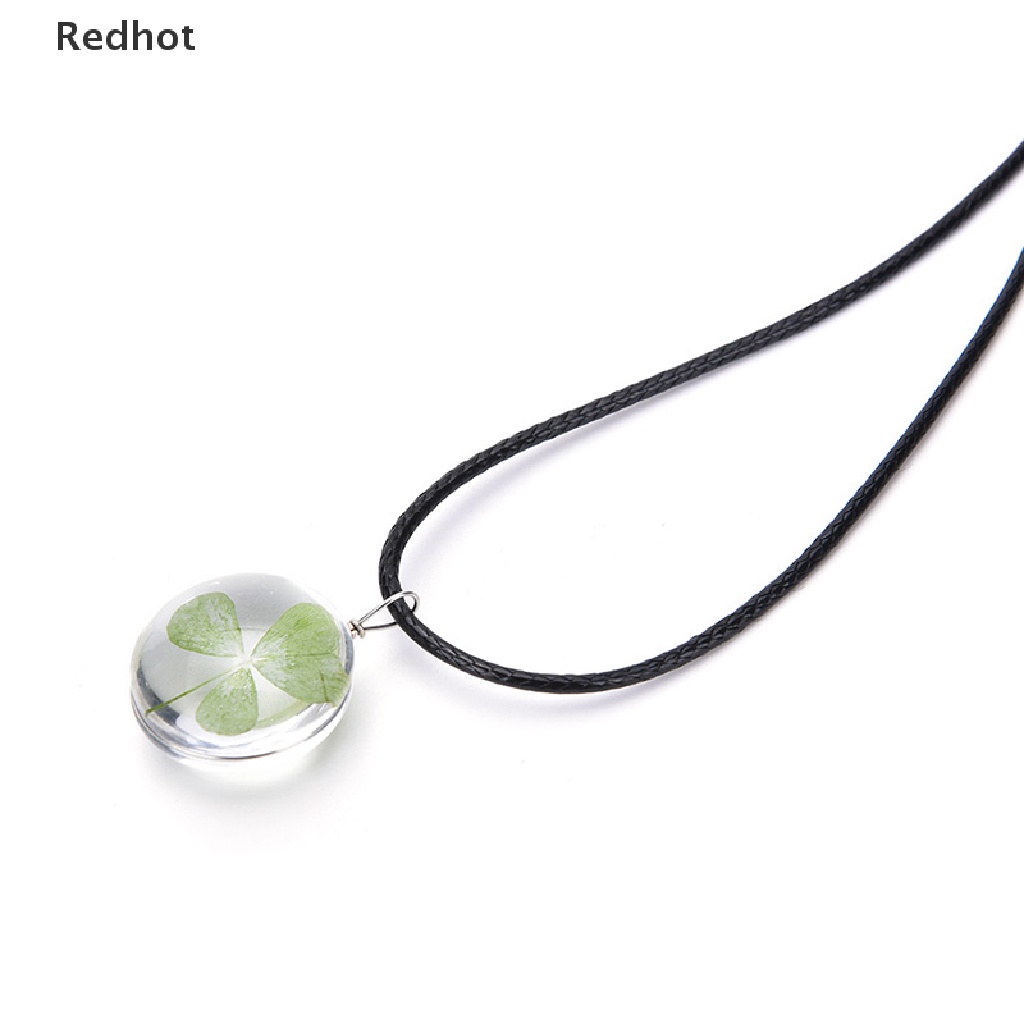 Vòng cổ Mặt Cỏ Bốn Lá Màu Xanh Lá Mới