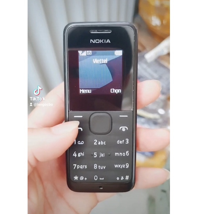 Điện Thoại Nghe Gọi Nokia 105 Zin Chính Hãng BH 12 Tháng Kèm Pin Sạc