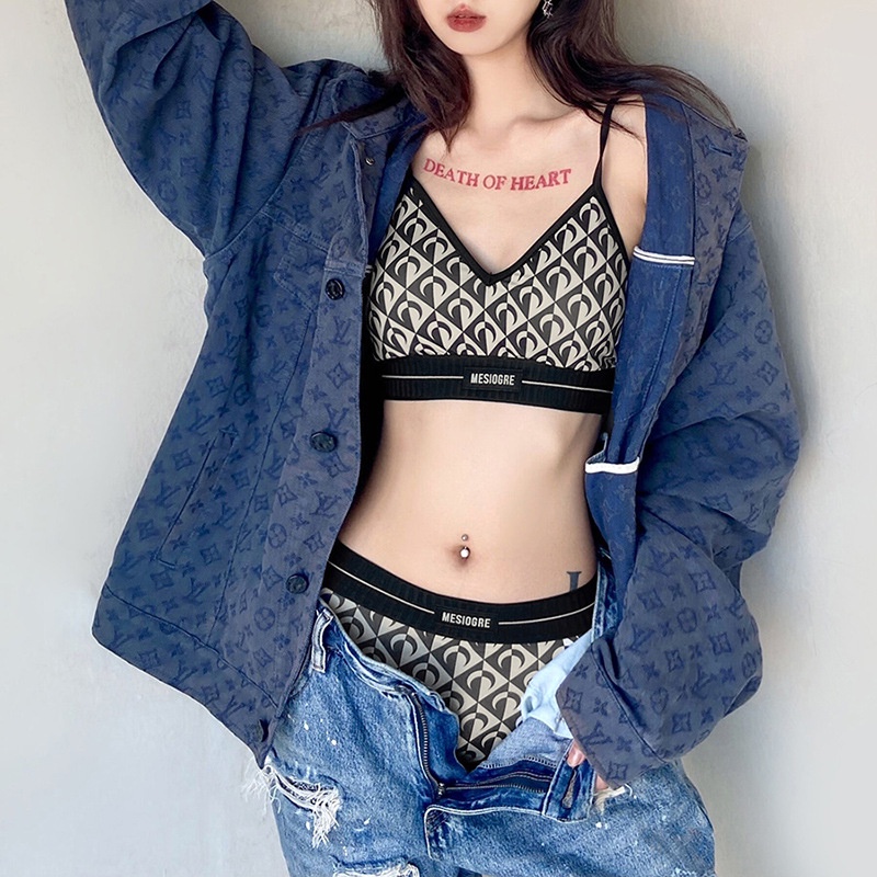 [Augustcloth] Set áo quần bra mặt trăng phong cách Hàn Quốc