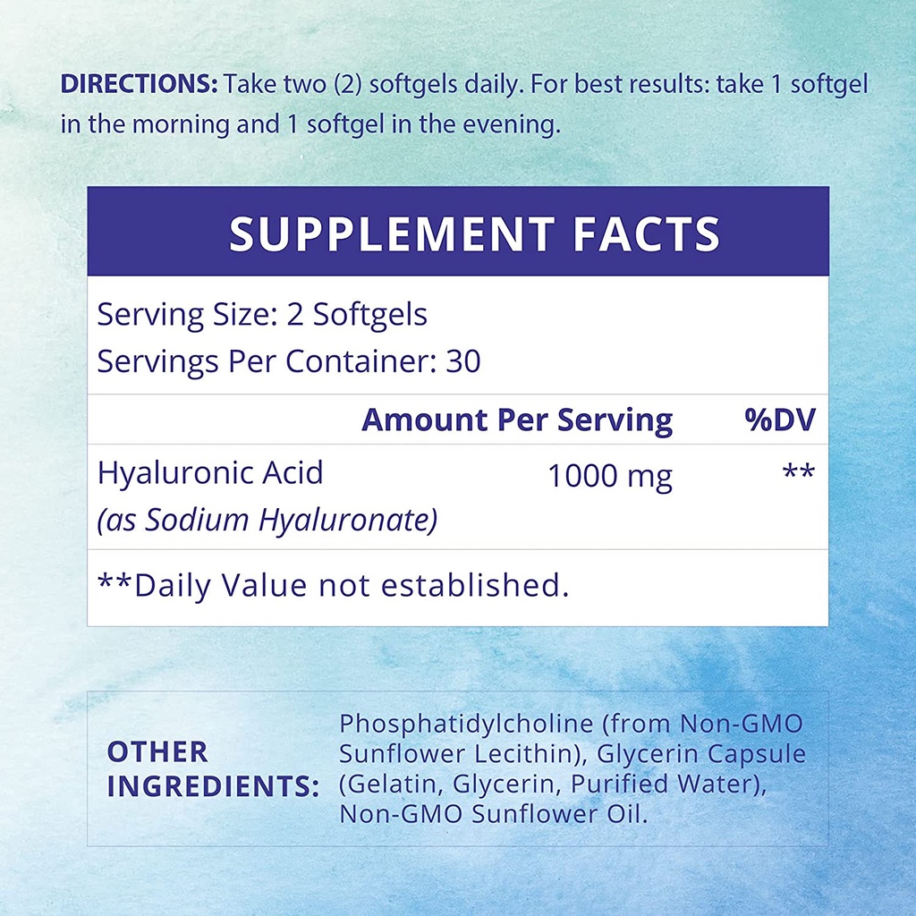Viên cấp nước Hyaluronic Acid 1000mg dạng Liposomal ChriBubble