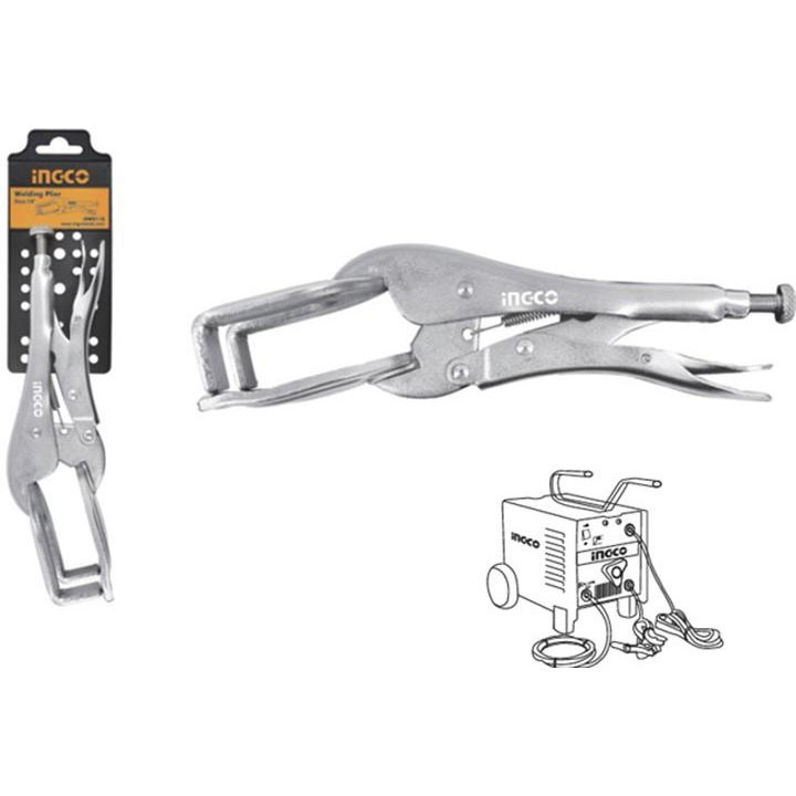 Kìm bấm hàn mỏ dẹp INGCO HWP0210