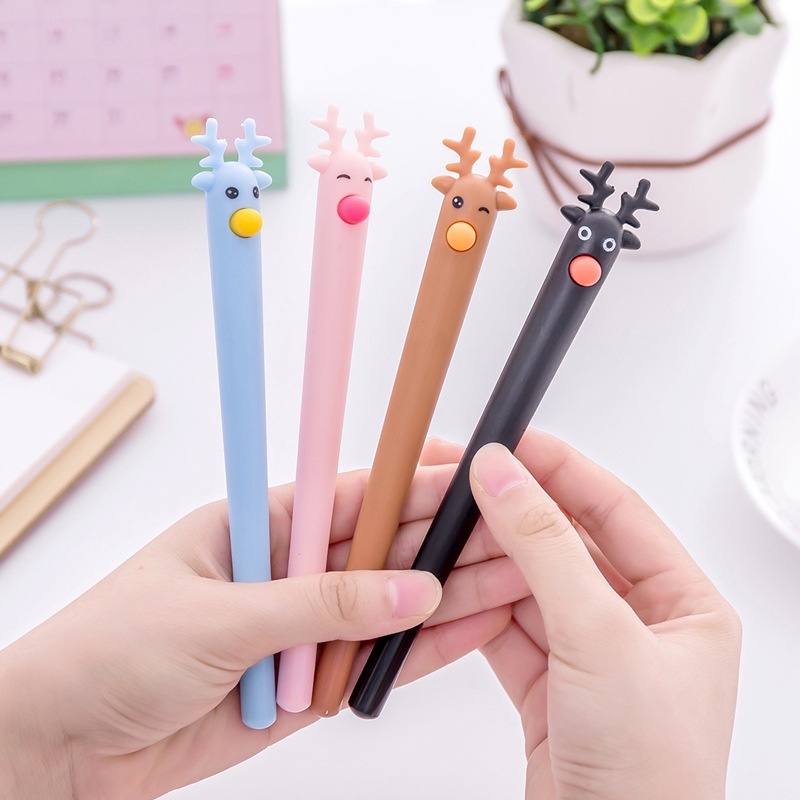 Bút Gel In Hình Tuần Lộc Giáng Sinh