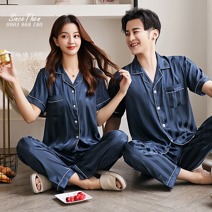 Đồ ngủ đôi nam nữ dành cho vợ chồng mới cưới, Pijama nam mặc nhà - Since Then