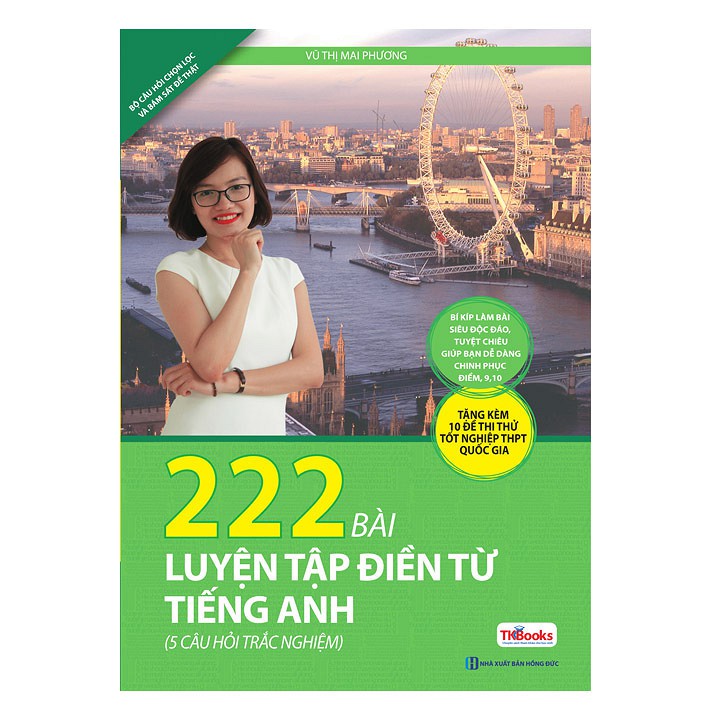 Cuốn sách 222 Bài Luyện Tập Điền Từ Tiếng Anh