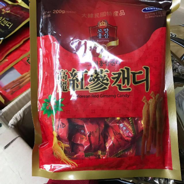 Kẹo Sâm Hàn Quốc Hàng ngon 200g
