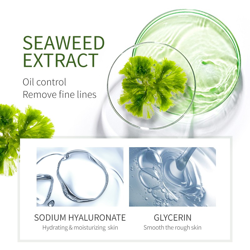 LAIKOU Seaweed extract anti-wrinkle mask soothing moisturizing oil control 3g * 20 Pcs