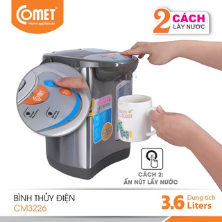 Bình thủy điện Comet CM3226 3.6L