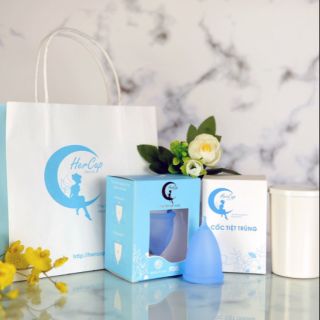 Cốc nguyệt san hercup tặng kèm ddvs hercare 100ml
