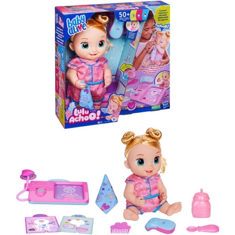 Búp bê Baby Alive nói đuợc 50 âm thanh & bộ dụng cụ khám bệnh chuyên nghiệp (2 màu)
