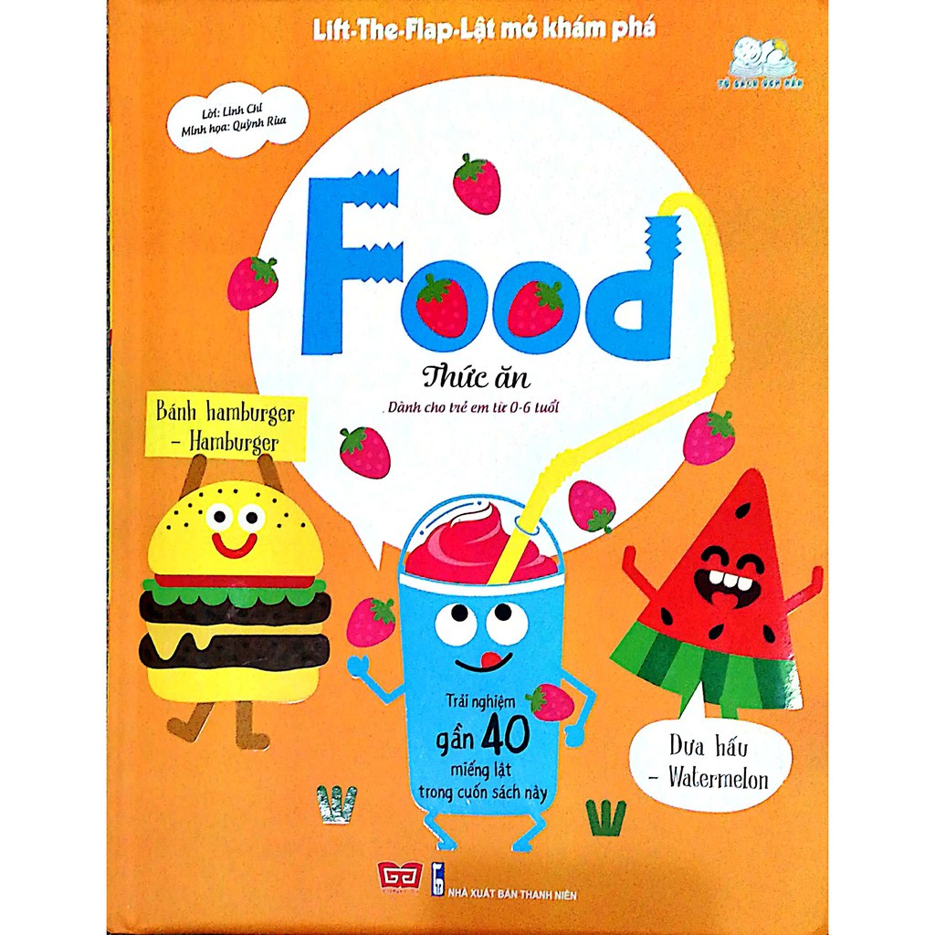Sách - Lift the flap - Lật mở khám phá - Foods - Thức ăn