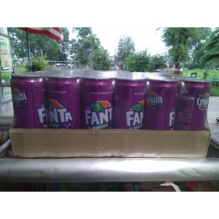 nước Fanta thái lan thùng 24 lon vị nho