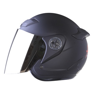 Mũ bảo hiểm 3/4 MT168 - Asia - Đen nhám