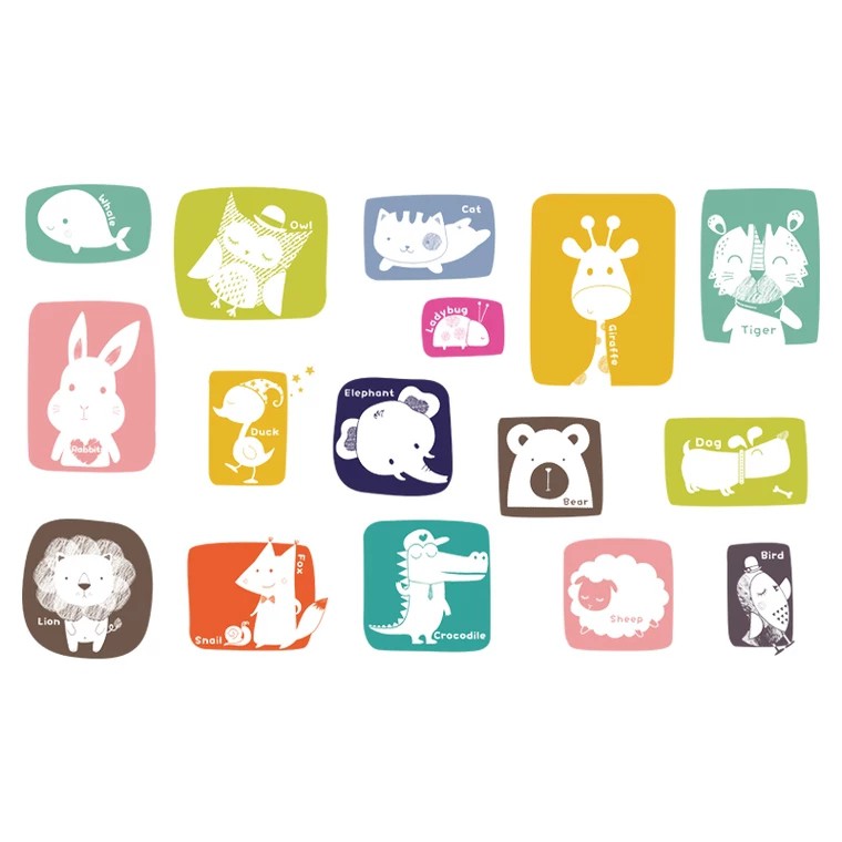 Decal dán bếp tráng nhôm cách nhiệt thú xinh khổ 0.6m keo sẵn (giá bán 1m dài)