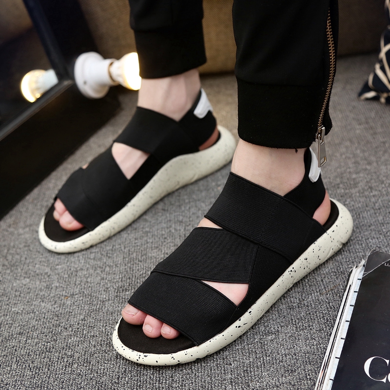 Giày Sandals Vải Canvas Phong Cách Hàn Quốc Cho Nam Và Nữ