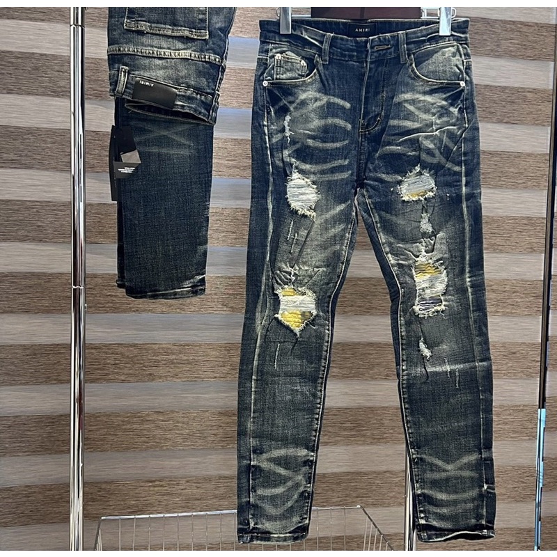Quần bò thời trang nam có hoạ tiết khoá, Quần jeans giới trẻ phong cách hàn quốc btshop từ 28 đến 32.