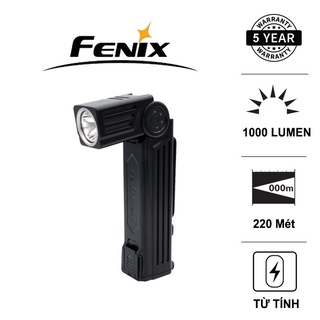 Đèn pin công nghiệp fenix wt25r sáng 1000 lm,xa 220m đuôi nam châm pin 18650 3500mah sạc nam châm