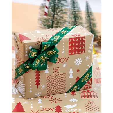 Giấy Gói Qùa Giáng Sinh Giấy Gói Quà Noel Ấm Áp Mùa Đông