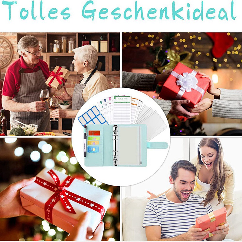 Sổ Kế Hoạch Tài Liệu Tiết Kiệm Tiền 6 Lỗ Khổ A6