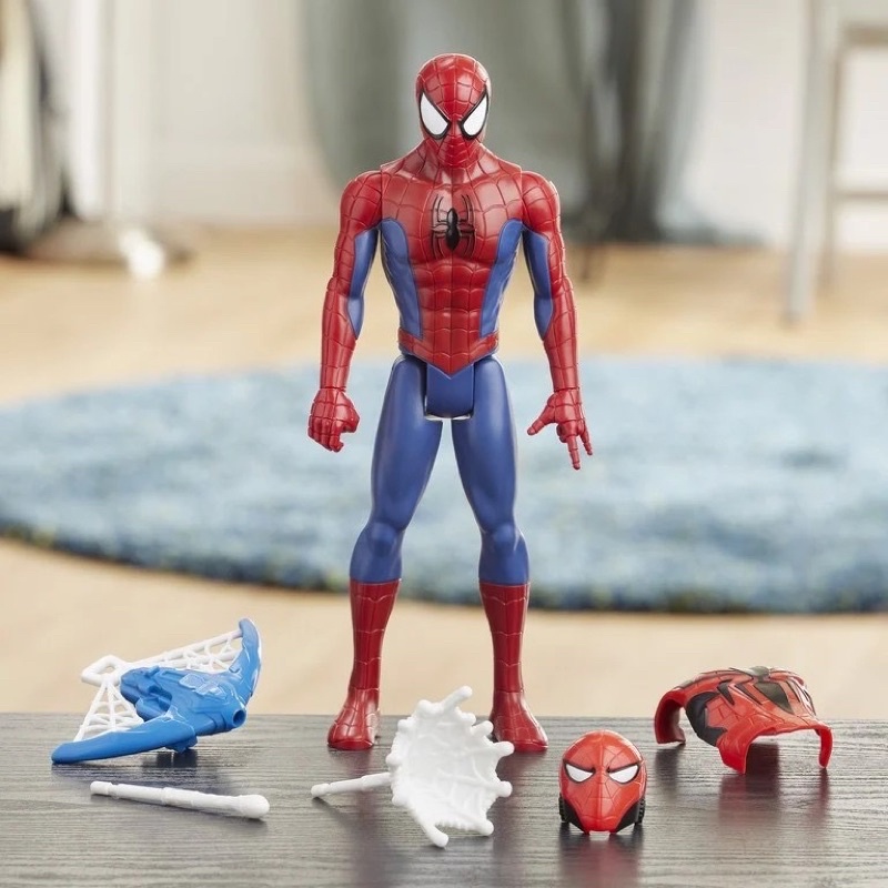 Đồ Chơi Mô hình HASBRO SPIDERMAN người nhện siêu đẳng phóng tơ 30cm E7344