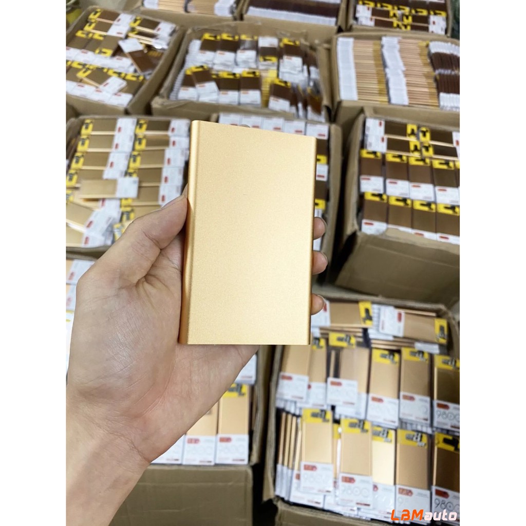 Sạc Dự Phòng PINGAN 9800mAh Vỏ Nhôm Siêu Mỏng, Nhỏ Gọn