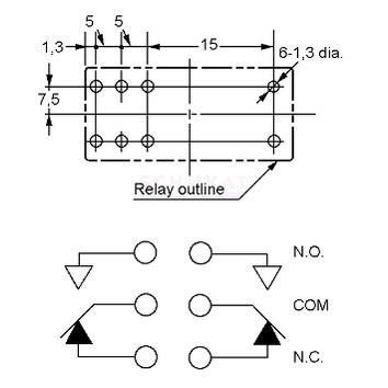 Jw2sn-dc24v relay 5a 24v 8 chân panasonic