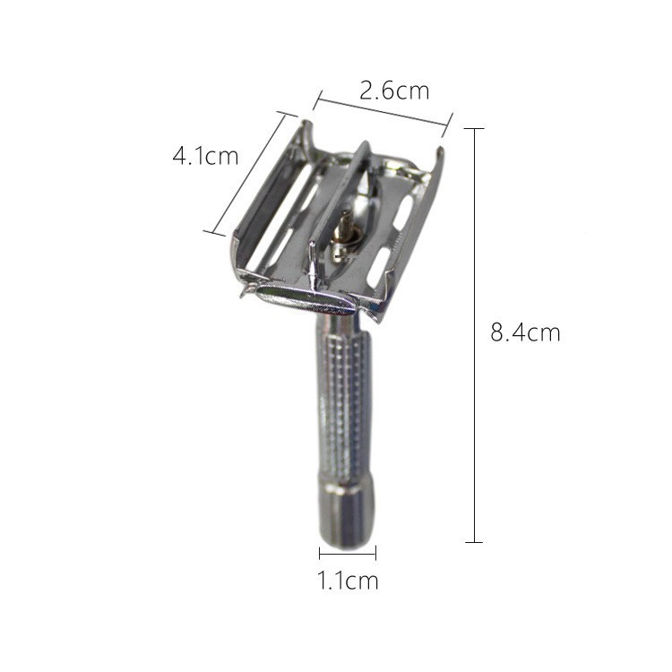 Dao Cạo Râu 2 Mặt Bằng Thép Không Gỉ