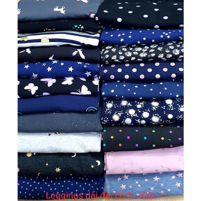 Quần legging dài size cồ cho bé và mẹ