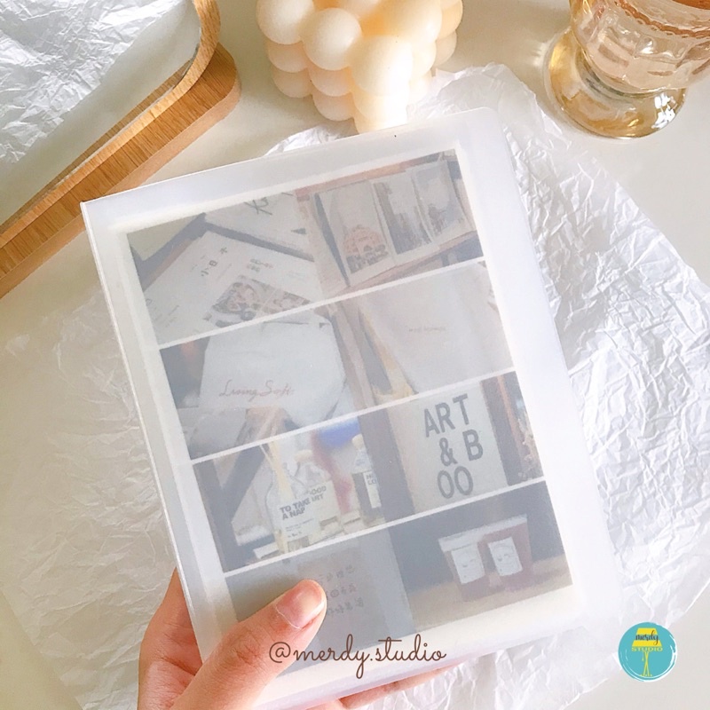 Sổ lưu trữ đựng sticker và card trang trí 40 tờ