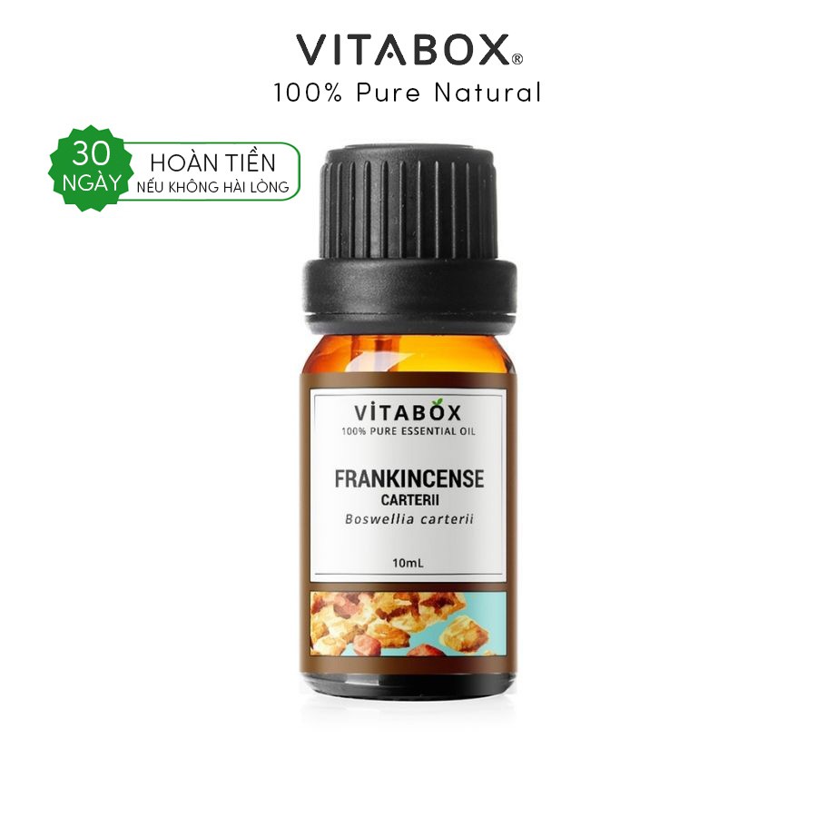Tinh dầu Hương Trầm Frankincense Carterii VITABOX thiên nhiên nguyên chất – pure natural organic essential oi