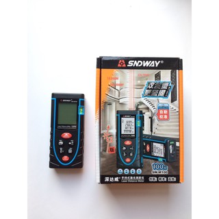 {Giá Tốt} Máy Đo Khoảng Cách Bằng Laser Sndway SW-M100; Thước Đo Khoảng Cách Laze SND WAY Đo Tối Đa 100m