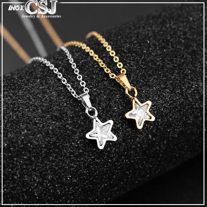 Dây chuyền Ngôi Sao xinh (có 2 màu: trắng và vàng)