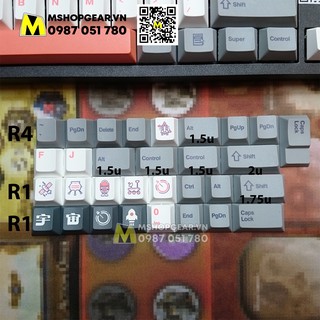 Keycap Sao hỏa – Mars thick pbt cherry profile dye-sub