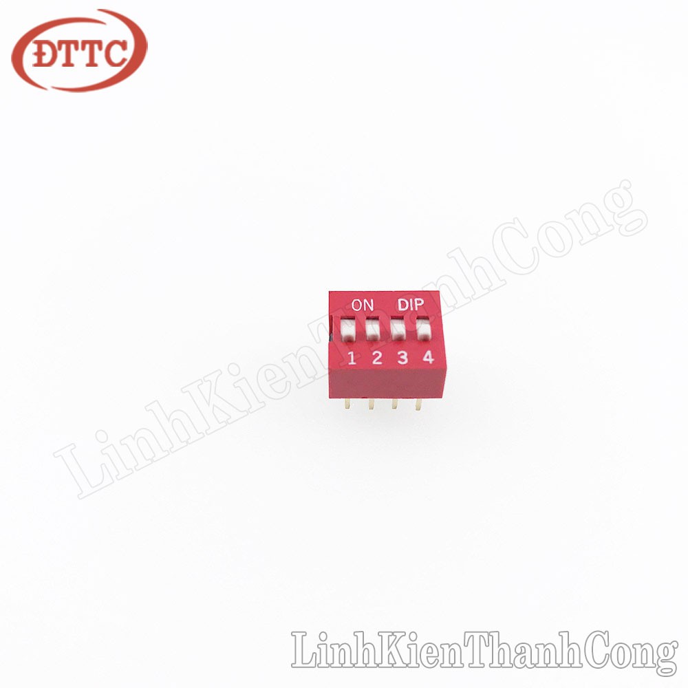 Công Tắc Bit 4P (4 Số) Màu Đỏ
