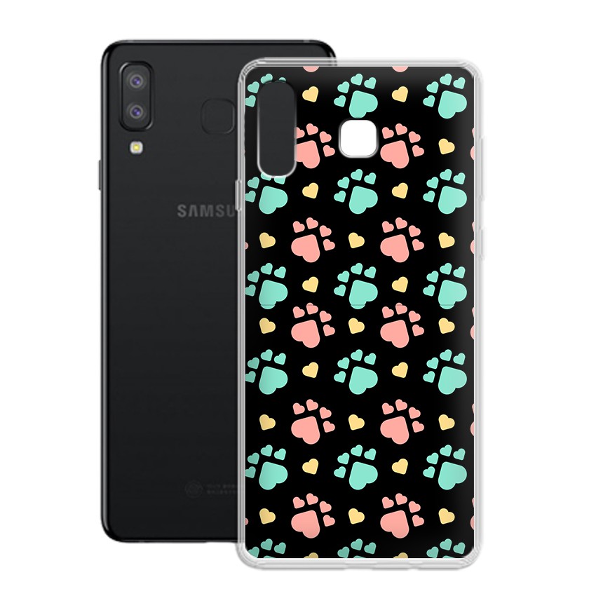 Ốp lưng Samsung Galaxy A8 star in họa tiết anime chibi dễ thương - 01033 Silicone Dẻo
