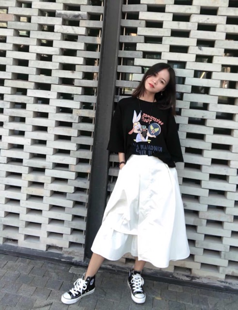 CV9_Chân Váy dài thun lưng cao ulzzang hàn quốc | BigBuy360 - bigbuy360.vn
