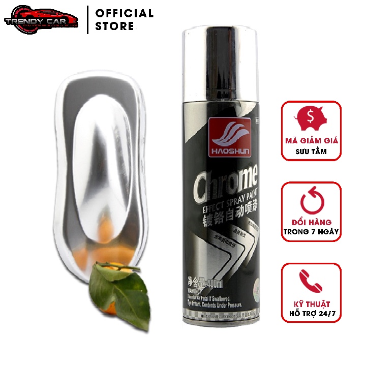 Bình Sơn Chrome Inox hóa bề mặt tránh rỉ Sét - phủ bóng Bóng Sáng siêu đẹp