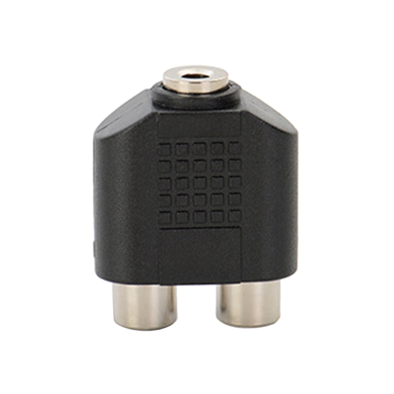 Set 2 Bộ Chuyển Đổi Kênh Đôi Màu Đỏ Và Trắng Giắc Cắm 3.5mm Sang 2RCA