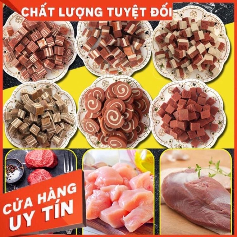 Snack vị bò cho chó 200gr