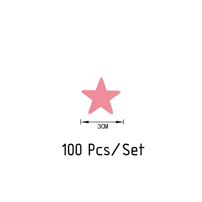 Bộ 100 miếng sticker hình ngôi sao hiệu ứng dạ quang độc đáo | BigBuy360 - bigbuy360.vn