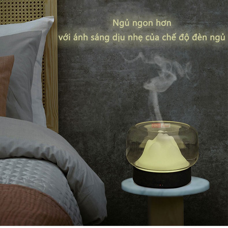 Nikascent Máy xông khuếch tán tinh dầu siêu khuếch tán, phun sương siêu mịn