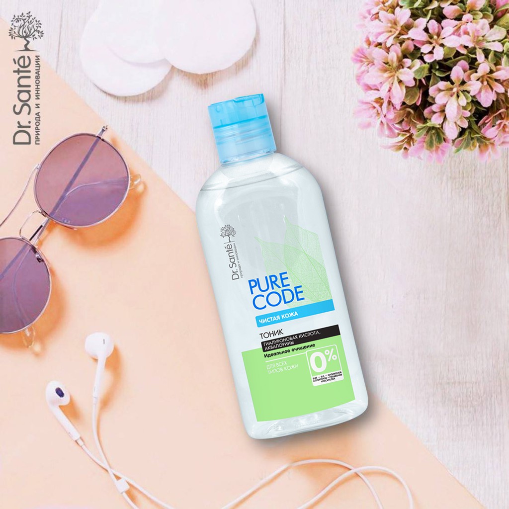 Nước Cân Bằng Micellar Dr.Sante Pure Code Dành Cho Mọi Loại Da 200ml