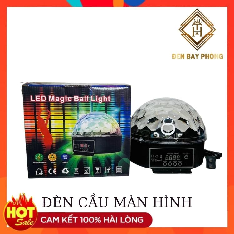 Đèn Cầu Led 7 màu – Loại Cao Cấp có 8 chế độ tự động 3 chế độ cảm biến theo nhạc. thích hợp lắp karaoke,phòng gia đình