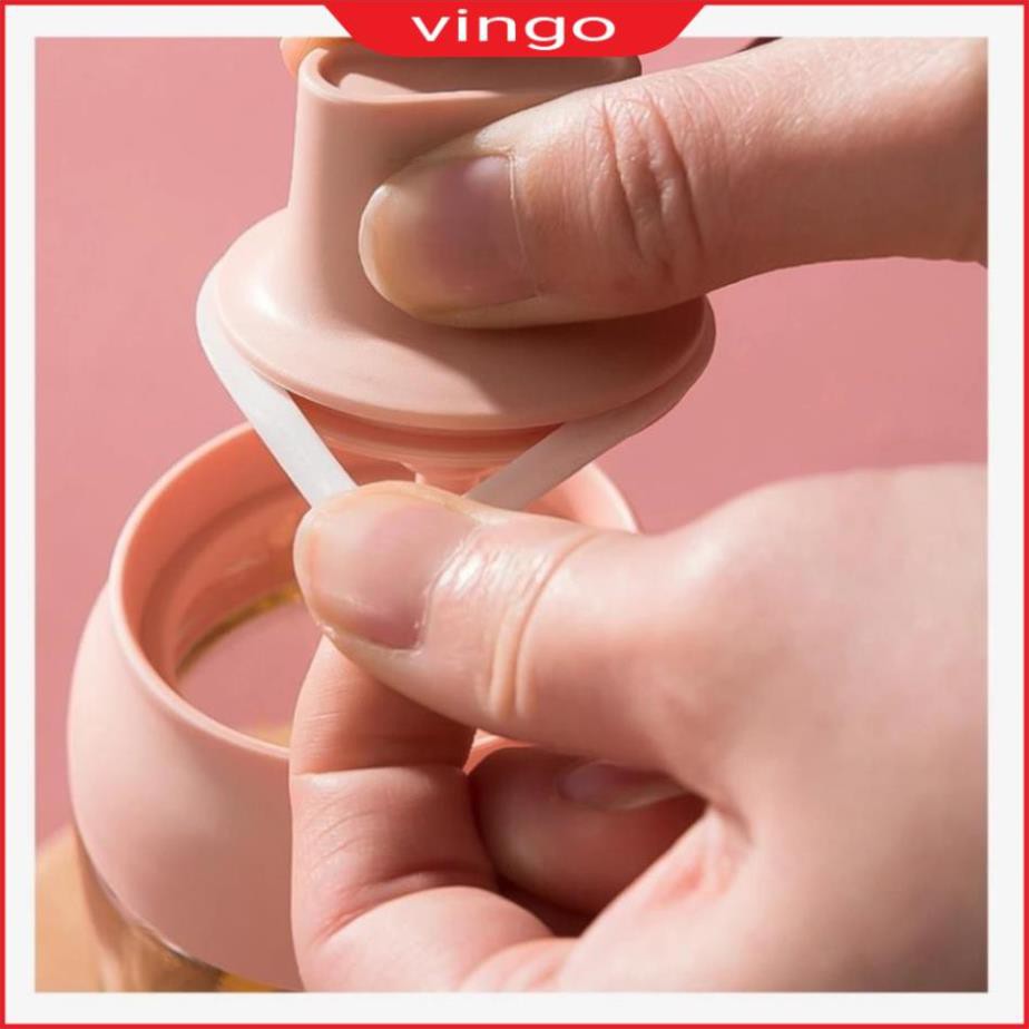 Lọ đựng gia vị thủy tinh 250ml chống nước chống ẩm, Hũ đựng gia vị kèm muỗm