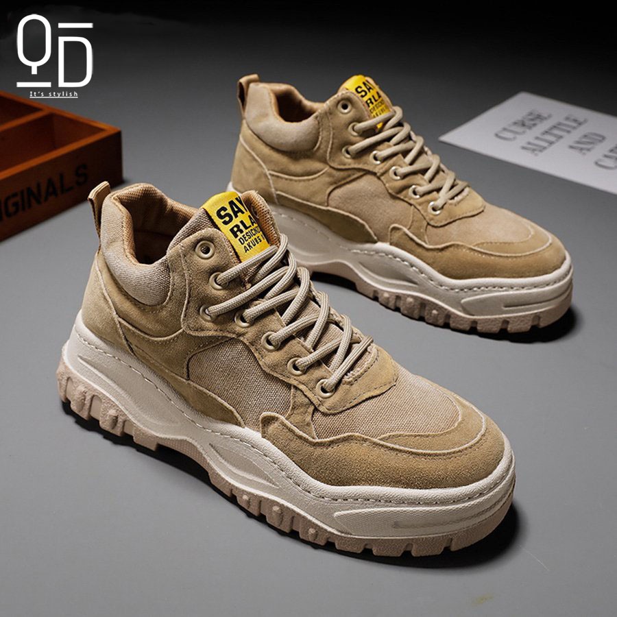 Giày Sneaker Nam Cổ Cao Tăng Chiều Cao - C001 | BigBuy360 - bigbuy360.vn