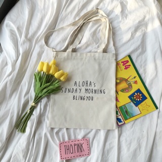 Túi totebag in Aloha's sunday morning